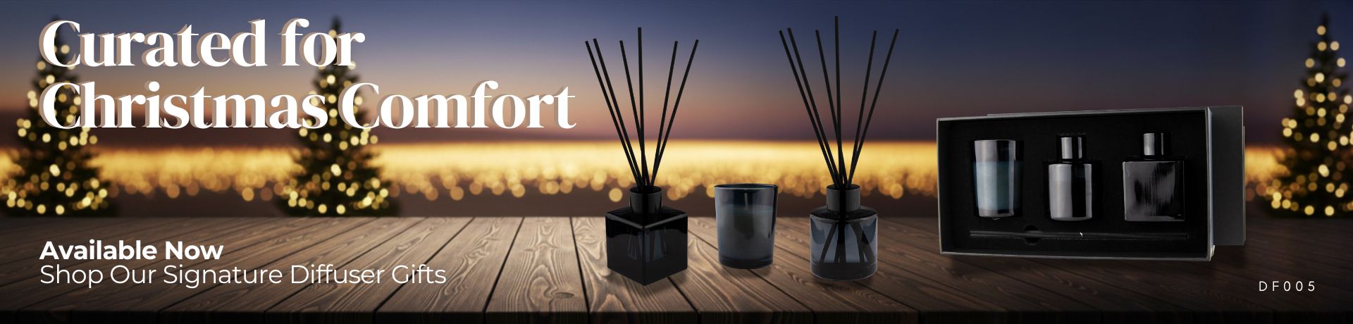 Aroma Diffuser and Candle Gift box